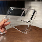 Clear Acrylic Shockproof Phone Case for iPhone 11-16 Pro Max