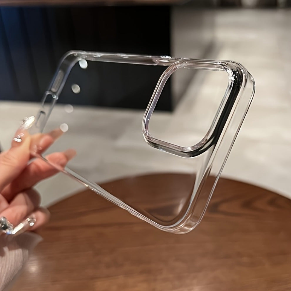 Clear Acrylic Shockproof Phone Case for iPhone 11-16 Pro Max