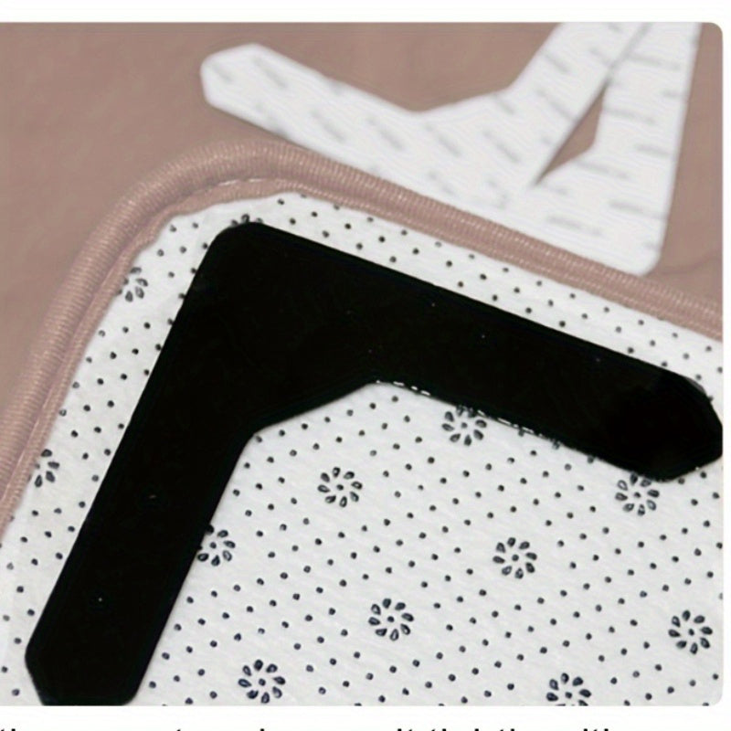 Eng yuqori sifatli sirpanmaydigan gilamchalar uchun stikerlar - yashash xonalarida, ovqatlanish xonalarida va hammomlarda sirpanish, burilish va harakatlanishni oldini olish - zamonaviy qora dizayn, tozalash va qayta ishlatish oson