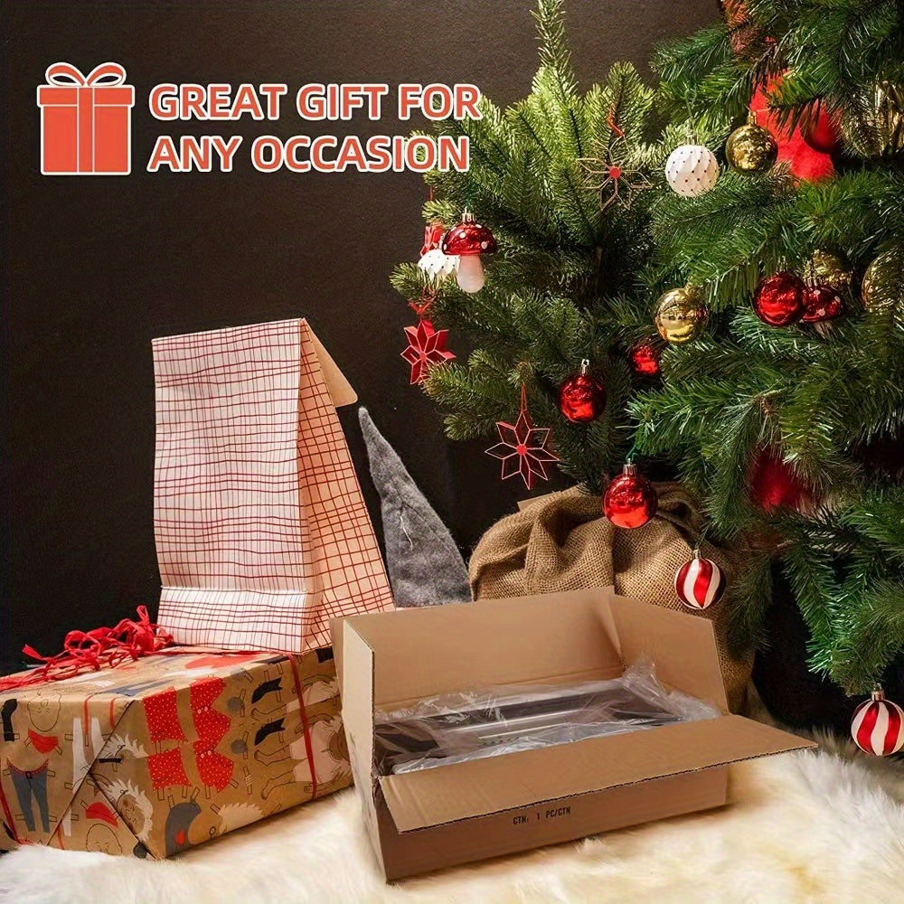 Glass Tabletop Fire Pit for Camping and Gatherings No Electricity Needed