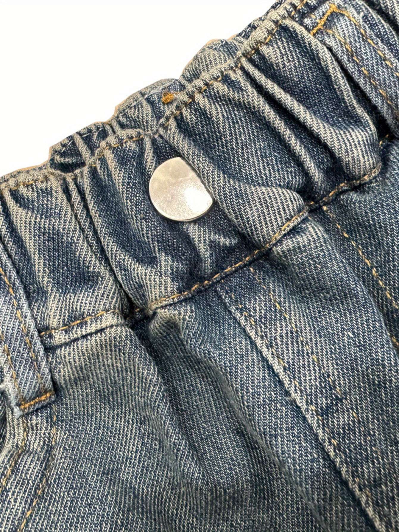 Girls Heart Patch Baggy Jeans Casual Streetwear All-Season