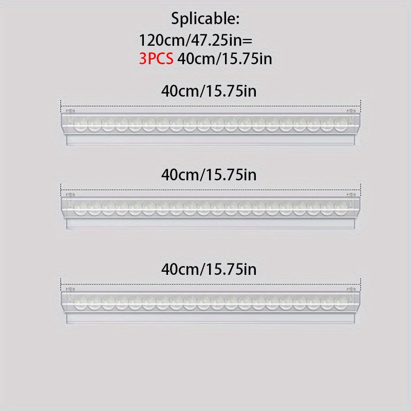 Plastic Receipt Holder Adjustable Length 30-150cm for Restaurant Cafe Kitchen