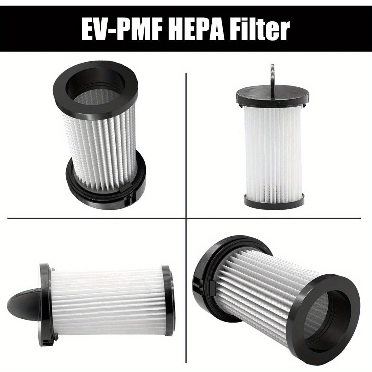 Eye-Vac Home, Pro, Pet, Air va Plus seriyali changyutgichlar, shuningdek, NeoVac Elite changyutgichlari uchun almashtirish uchun ikkita HEPA Pre-Motor filtri mavjud. Ushbu filtrlar Part # EV-PMF bilan ishlatilishi mumkin.