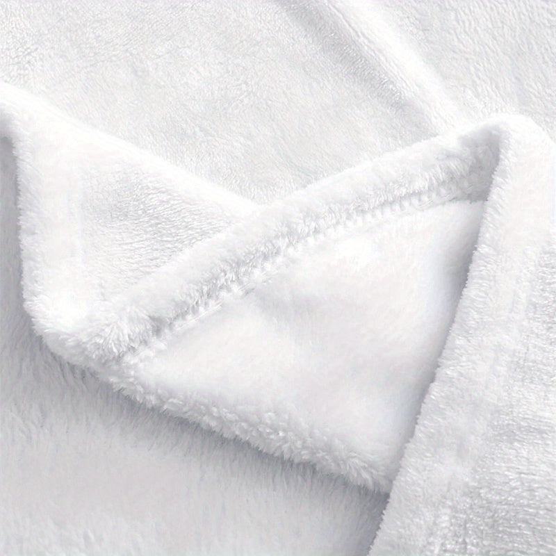 Polyester Knit Flannel Throw Blanket with Game Controller and Lightning Print Quilted All-Season Cover for Gaming, Naps, Camping, Home and Office