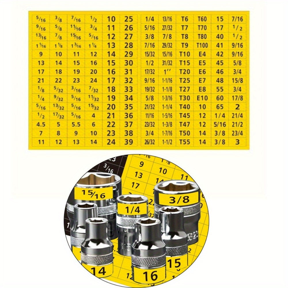 Conjunto de pegatinas para etiquetas de enchufe de accionamiento mecánico para identificación rápida de enchufes, 180 hojas