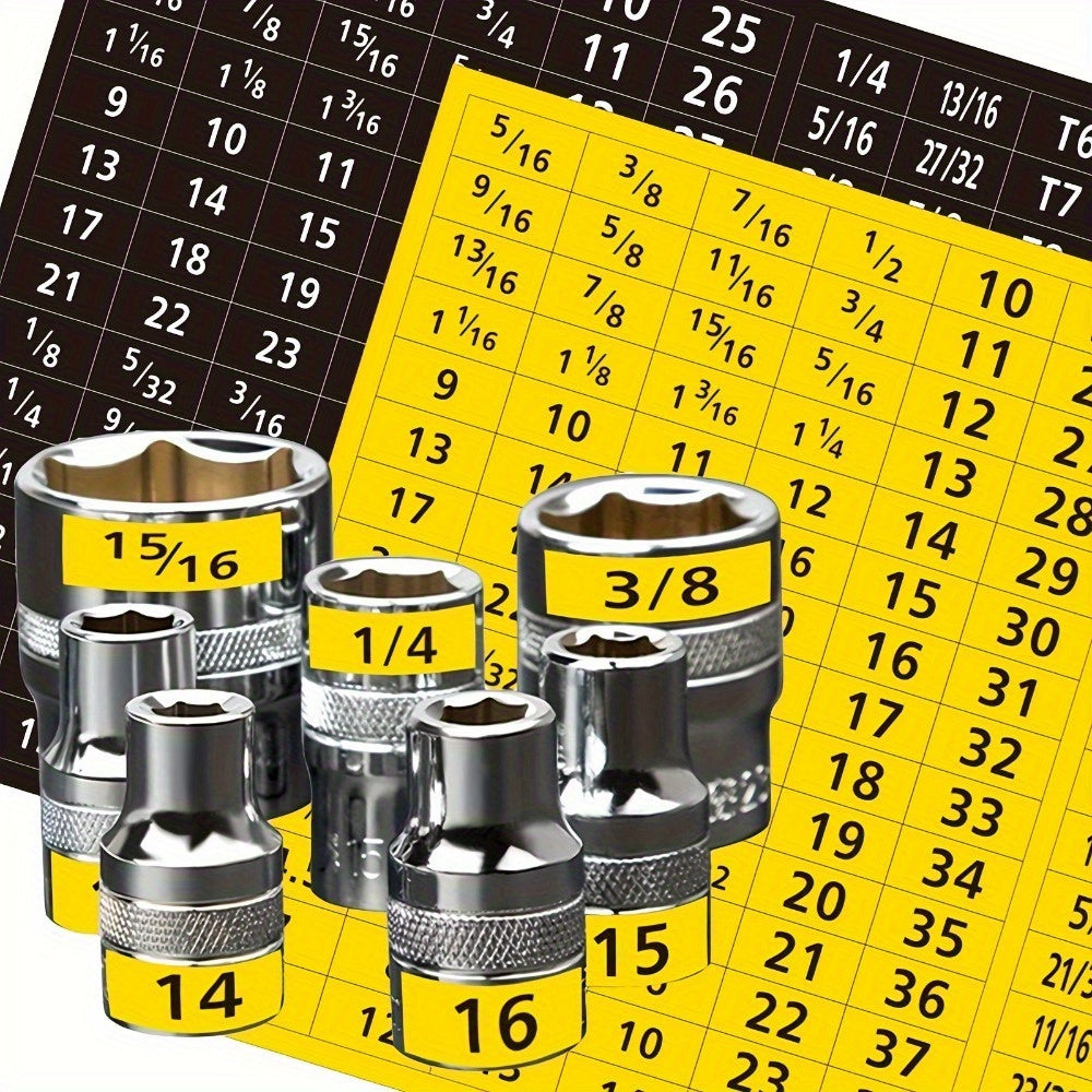 Conjunto de pegatinas para etiquetas de enchufe de accionamiento mecánico para identificación rápida de enchufes, 180 hojas