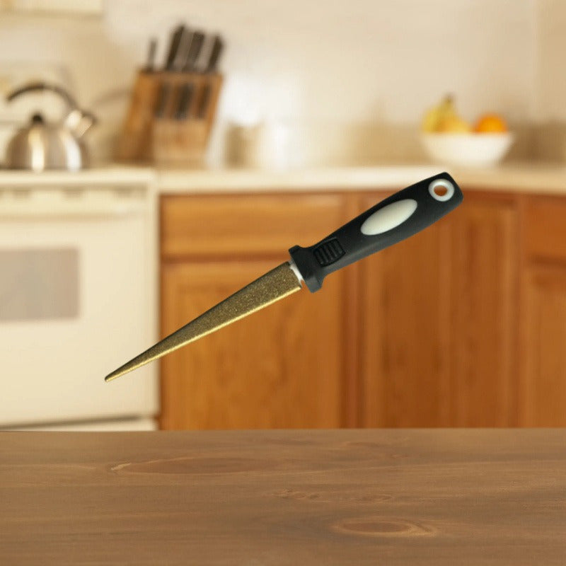 Multifunctional Diamond Grinding Stone File and Sharpener for Knives and Tools Red Black