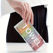 14-Piece Compressed Travel Towel Set Thick Soft Quick-Dry for Camping and Hiking