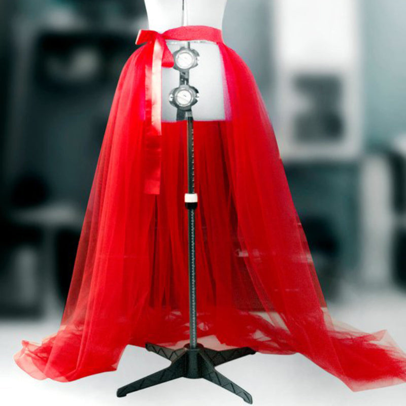 Ayollar uchun to'y, kecha yoki vintage libos uchun tulle ustki yarim yubka aksessuari