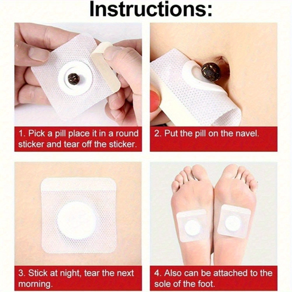 Unisex Natural Plant Extract Honey Belly Patches, Comfortable Safe 30/60pcs