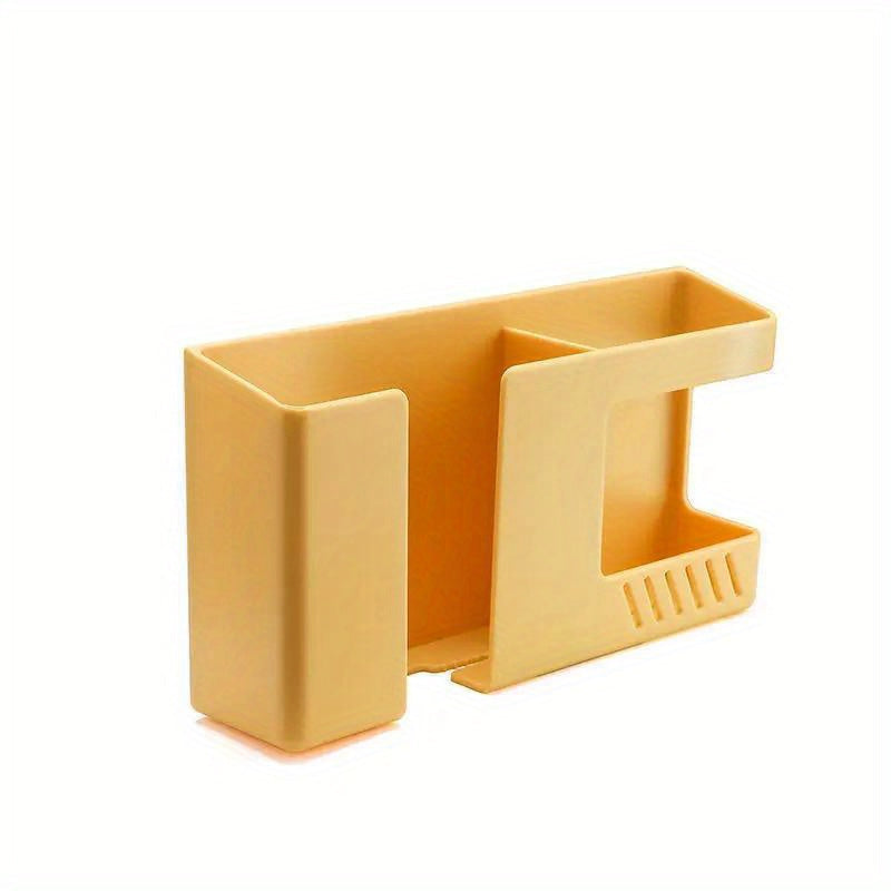 Wall-Mounted Phone and Remote Control Organizer for Home Office Storage