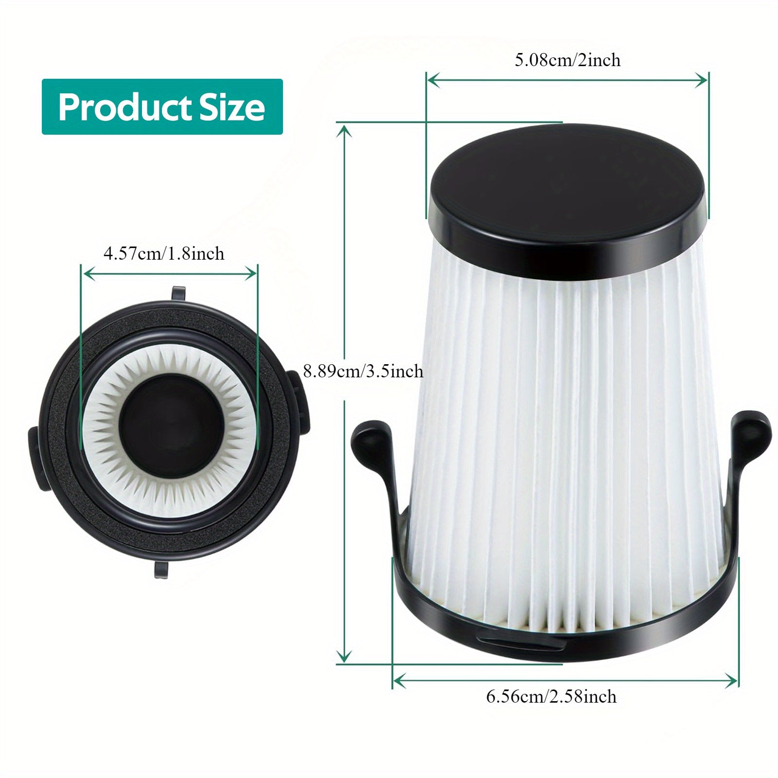 Ikkita Milwaukee 49-90-1950 mos keladigan vakuum filtrlari - M12 0850-20 ga mos keladigan, yuqori samarali chang va axlat ekranlari bilan ta'minlangan, a'lo tozalash samaradorligi uchun mo'ljallangan.