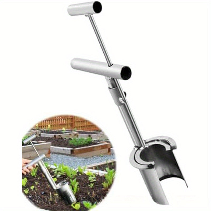 Stainless Steel Bulb Planter Garden Tool for Seed Planting and Flower Cultivation