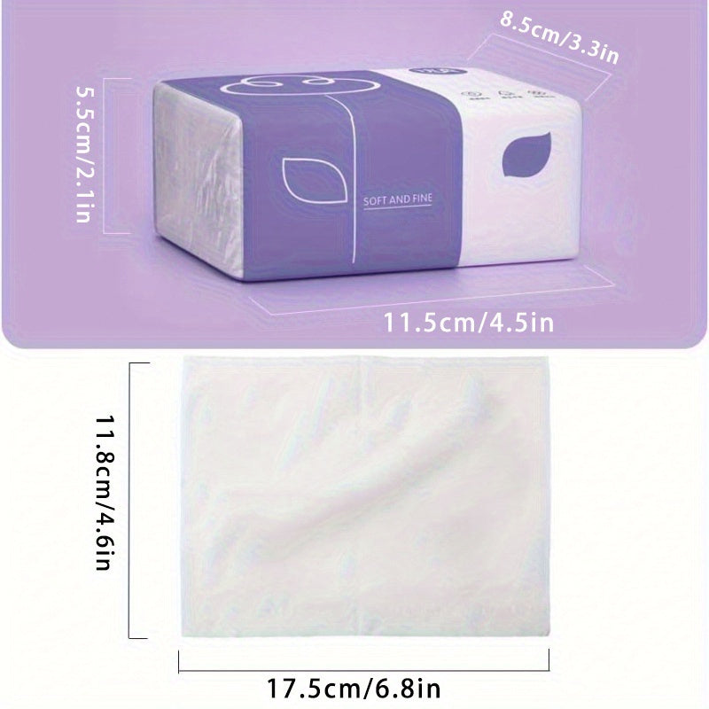 4-Ply Facial Tissues Pack of 2/4/6 Recyclable Durable Absorbent for Face Toilet Napkin