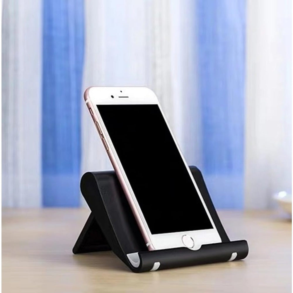 Folding Portable Desktop Stand for Smartphones and Tablets Rotating Design