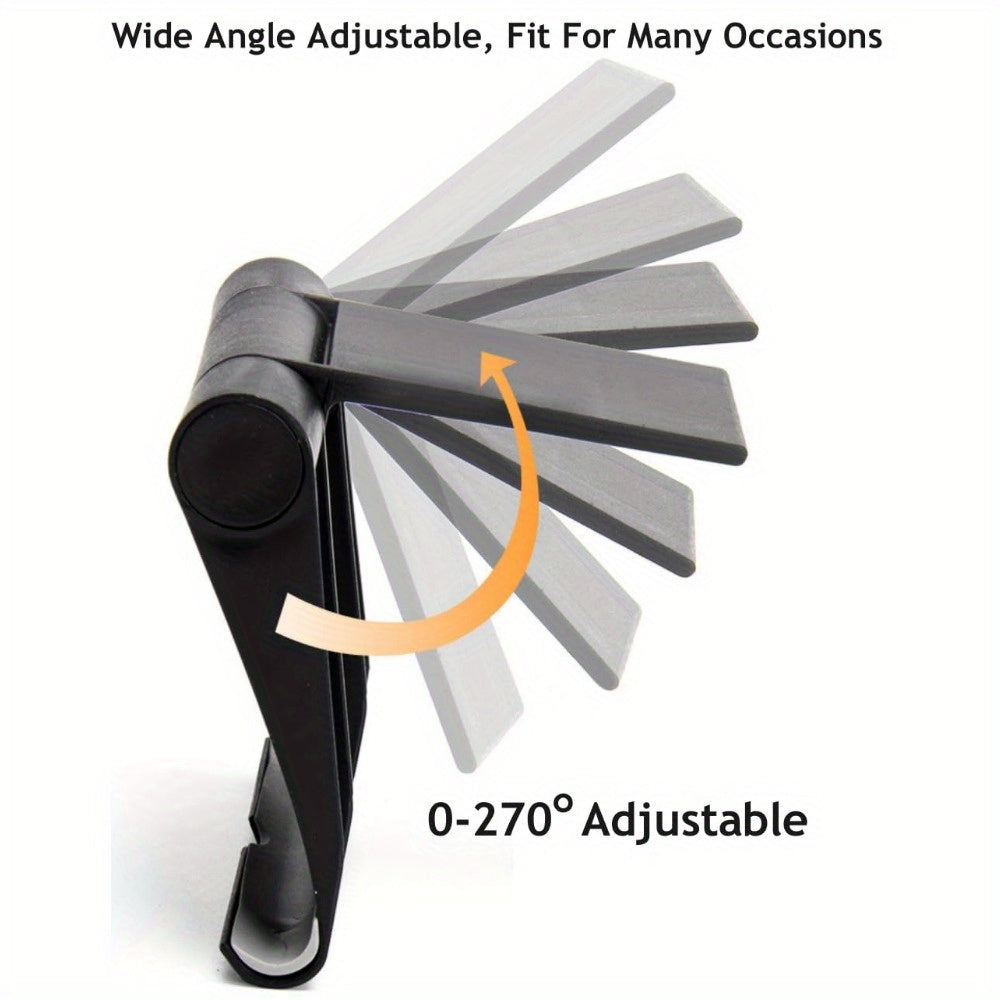Folding Portable Desktop Stand for Smartphones and Tablets Rotating Design