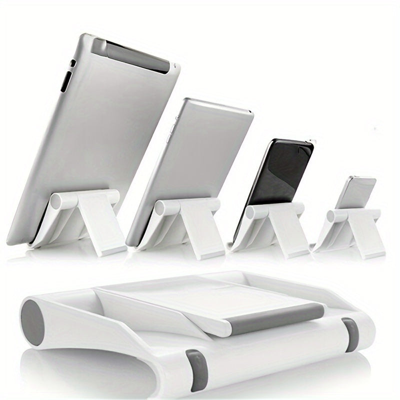 Folding Portable Desktop Stand for Smartphones and Tablets Rotating Design
