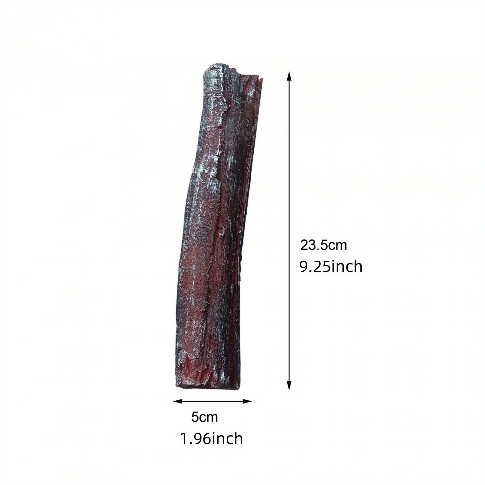 Faux Firewood Decor Resin Charcoal Indoor Outdoor Fireplace Decor