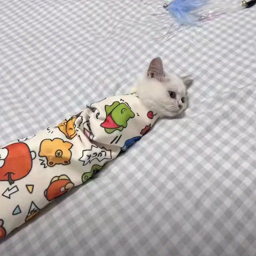 Kit de cuidado para gatos con funda protectora suave, limpieza de orejas, cortaúñas, cepillo y bolsa de almacenamiento