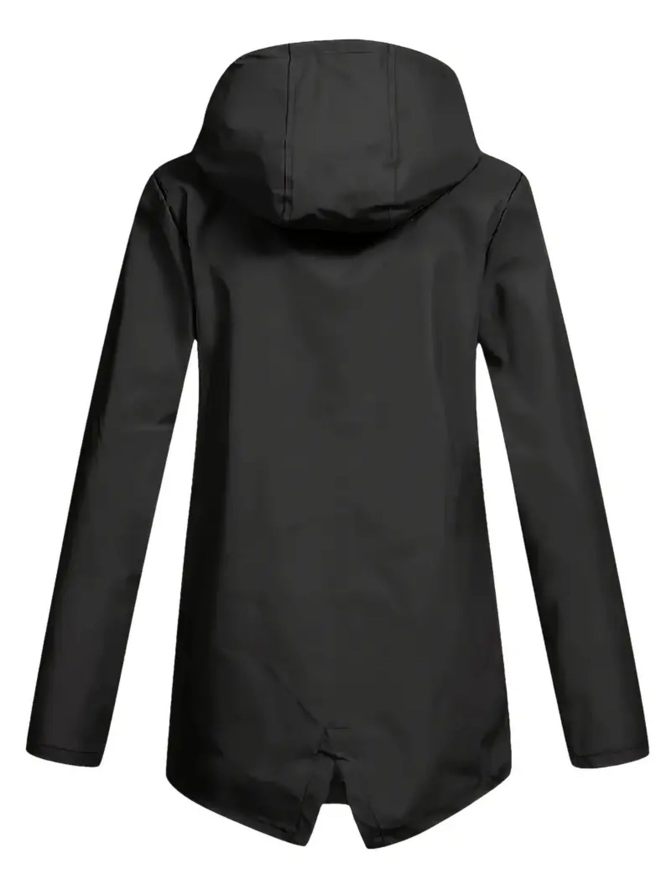 Women's Plus Size Waterproof Fleece Lined Hooded Jacket for Fall Winter
