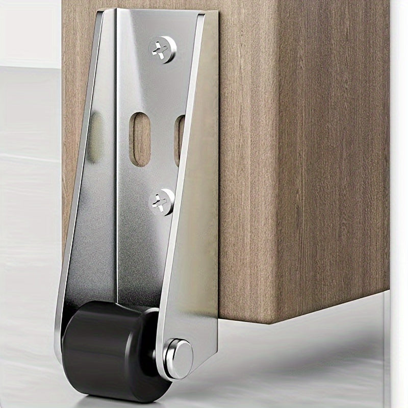 2 ta yuqori sifatli zanglamas po'latdan yasalgan sirpanadigan eshik g'ildiraklari to'plami - ko'p maqsadli metall yo'l-yo'riq g'ildiraklari, kuchli yuk ko'tarish qobiliyati, elektr quvvati talab qilinmaydi, uy oshxona mebellarini ta'mirlash uchun ideal