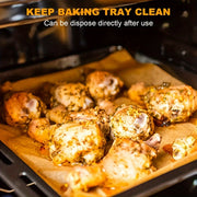 50 Pack Unbleached Non-Stick Baking Sheets High Heat Resistant for Cookies Bread