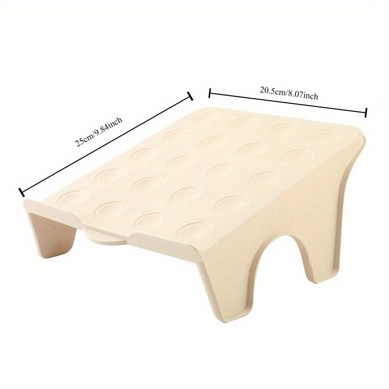 Organizadores de almacenamiento para zapatos multicolores Pack de 5 estantes de plástico de doble capa