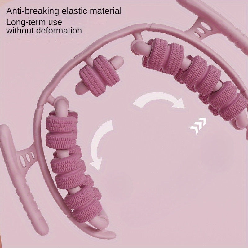 Yangi Ring 28 Polipropilen Massaj Klampi, olti o'qli suzuvchi nuqtali massajchi va ikki qatlamli massaj g'ildiragi bilan uyda foydalanish uchun, oyoq ingichkalashtirish, mushak og'rig'ini yengillashtirish va chuqur dam olish uchun.