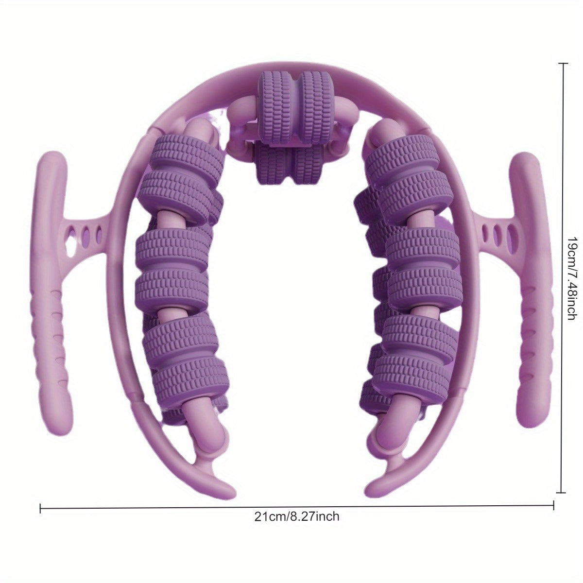 Yangi Ring 28 Polipropilen Massaj Klampi, olti o'qli suzuvchi nuqtali massajchi va ikki qatlamli massaj g'ildiragi bilan uyda foydalanish uchun, oyoq ingichkalashtirish, mushak og'rig'ini yengillashtirish va chuqur dam olish uchun.