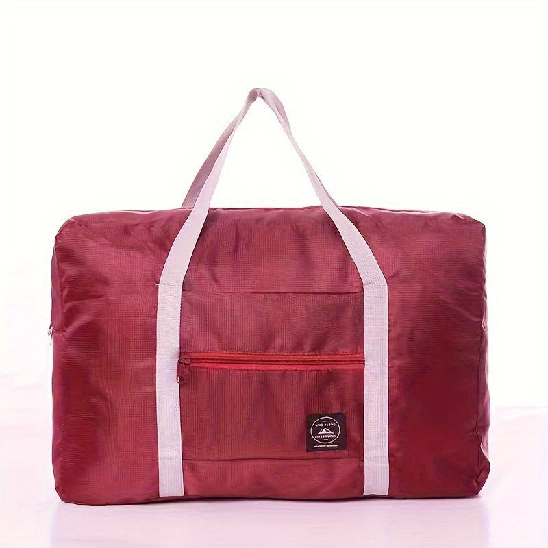 Lightweight Travel Duffle Bag with Zipper for Toiletries and Essentials
