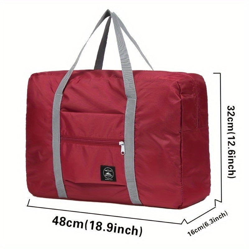 Lightweight Travel Duffle Bag with Zipper for Toiletries and Essentials