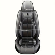 Universal Fit PU Leather Avtomobil O'rindiqlari Qoplamalari - Havo O'tkazuvchi, Mustahkam, Suvga Qarshi Old Qator Himoyachisi - Har Mavsumda Quvvatli Qulaylik | Oson o'rnatish, to'ldiruvchi yo'q, ko'pchilik transport vositalariga mos keladi