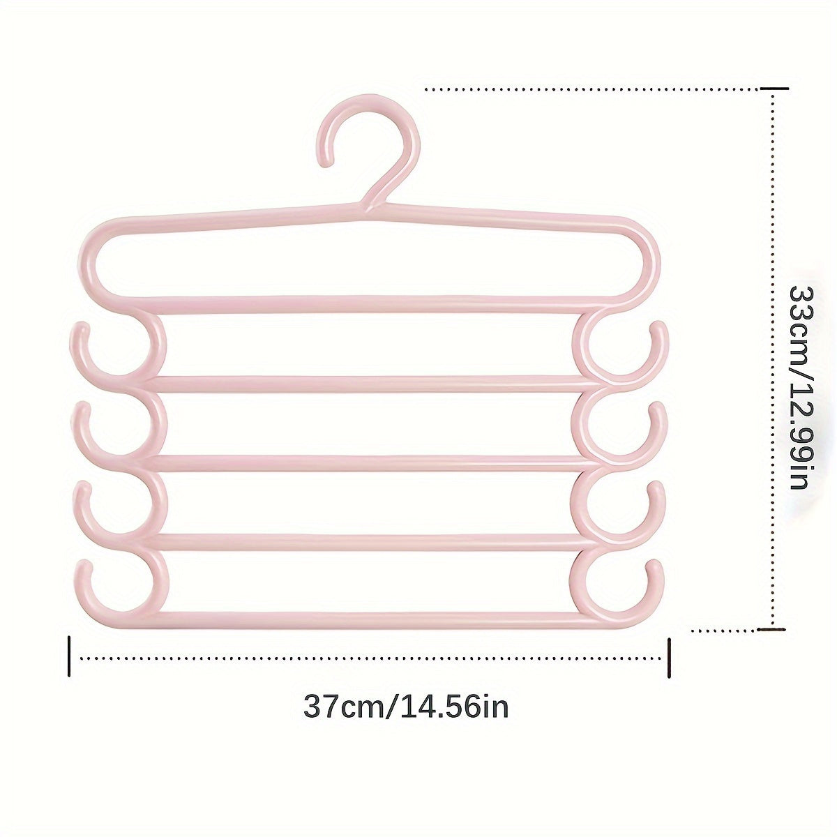 Perchero multifuncional con cinturón de corbata para pantalones y almacenamiento para bufandas, tendedero doméstico, 38,35x34,29cm