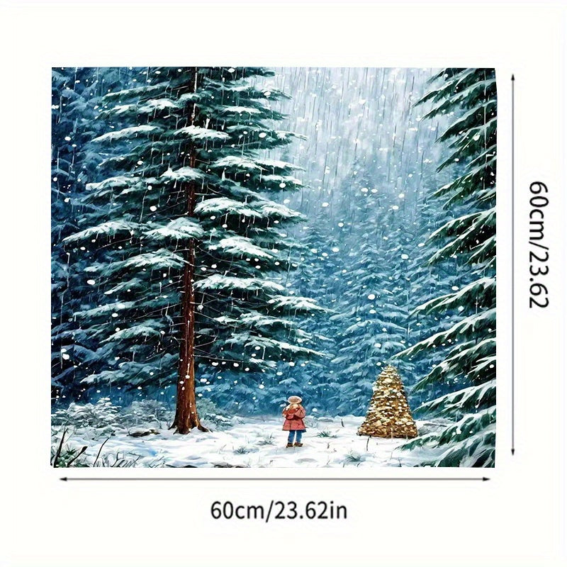 Polyester Non-Slip Washing Machine Top Cover Mat Dustproof Protector for Laundry Kitchen