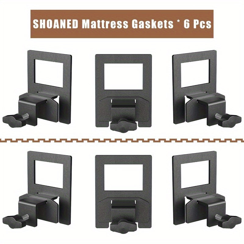 Non-Slip Adjustable Mattress Gaskets for Metal Bed Frame Set of 2-6 Secure Mattress