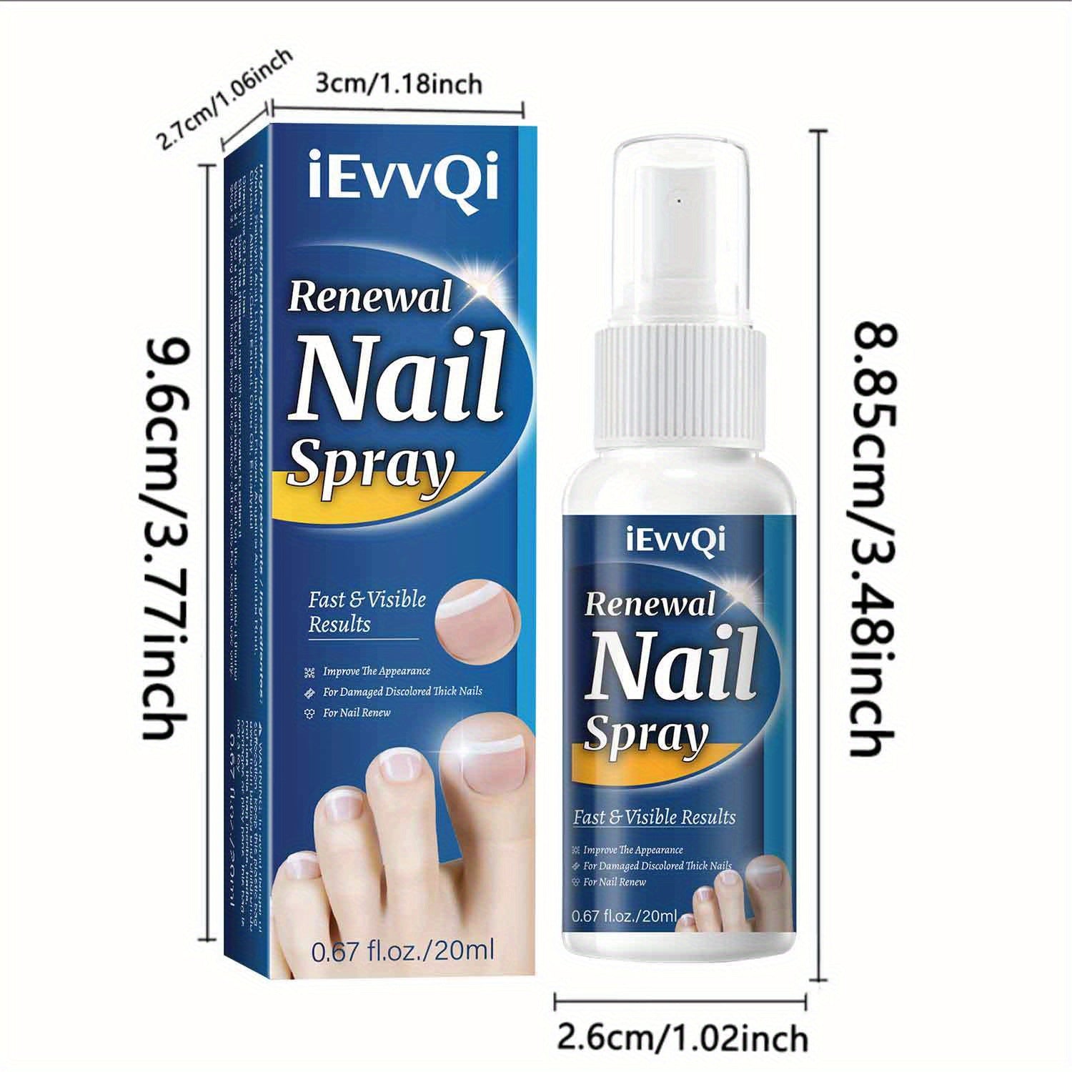 Spray de renovación de uñas de máxima fuerza para uñas gruesas y dañadas 20ml