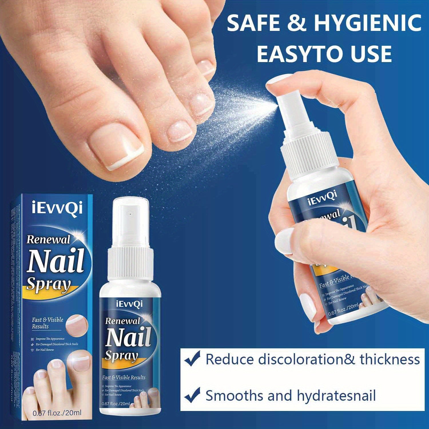 Spray de renovación de uñas de máxima fuerza para uñas gruesas y dañadas 20ml