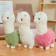 Soft Alpaca Plush Toy for Ages 0-3 with Pillow, Mixed Color