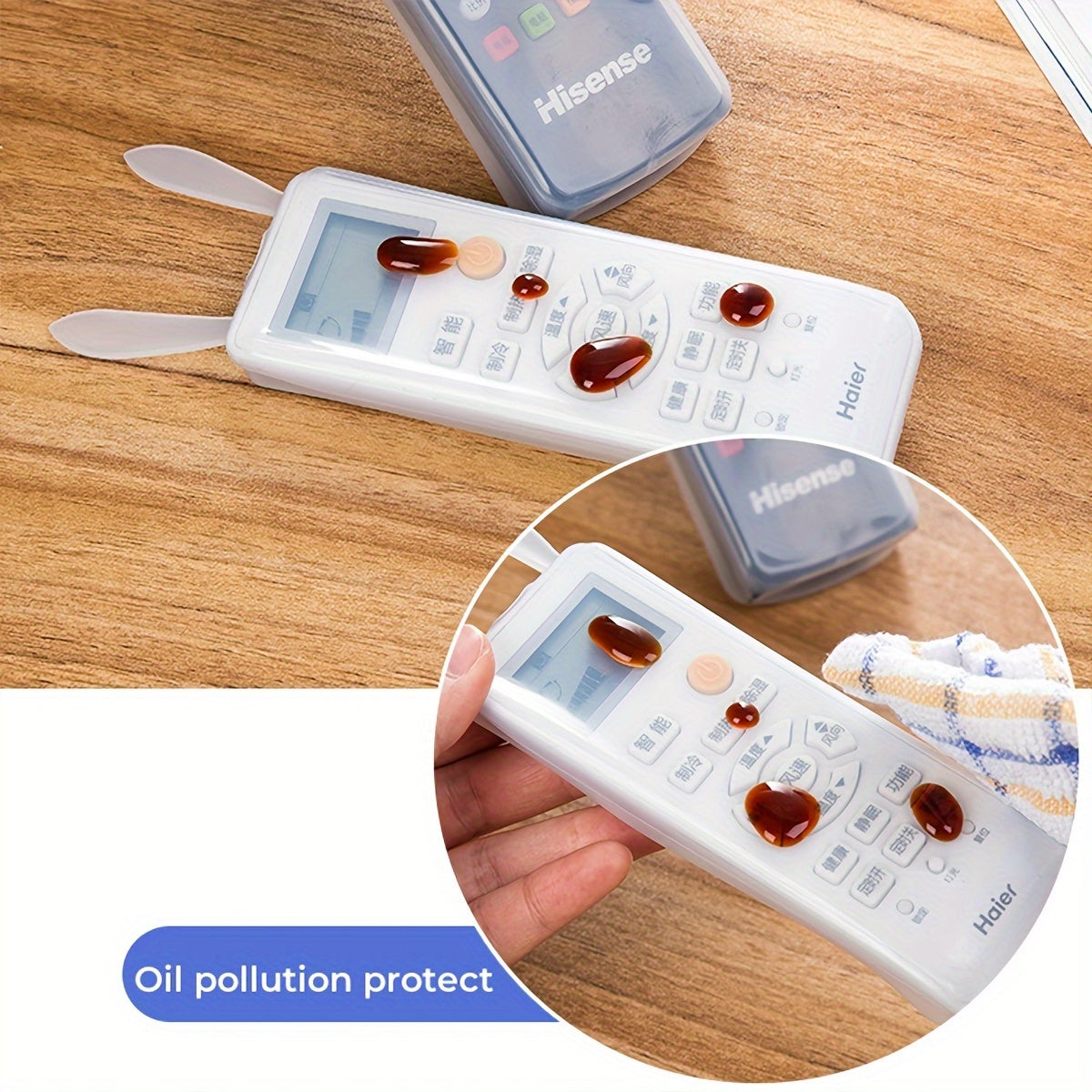 Universal Silicone Remote Control Cover with Rabbit Ear Design for 18 Devices 2023