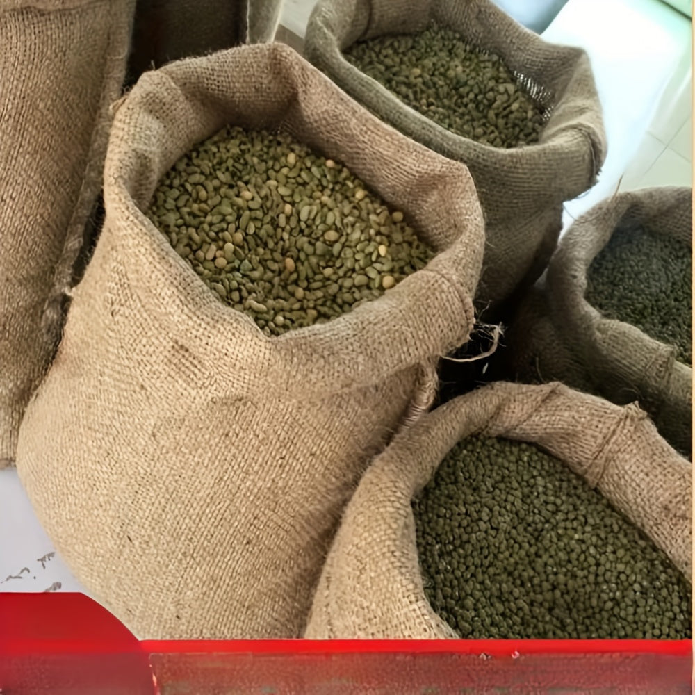 Three Natural Burlap Storage Bags for Appliances Hardware and Sandbags