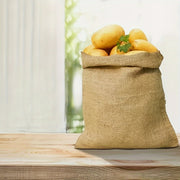 Three Natural Burlap Storage Bags for Appliances Hardware and Sandbags