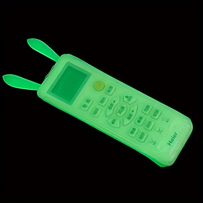 Glow-in-the-Dark Silicone Remote Control Cover Dustproof for TV and AC Remotes