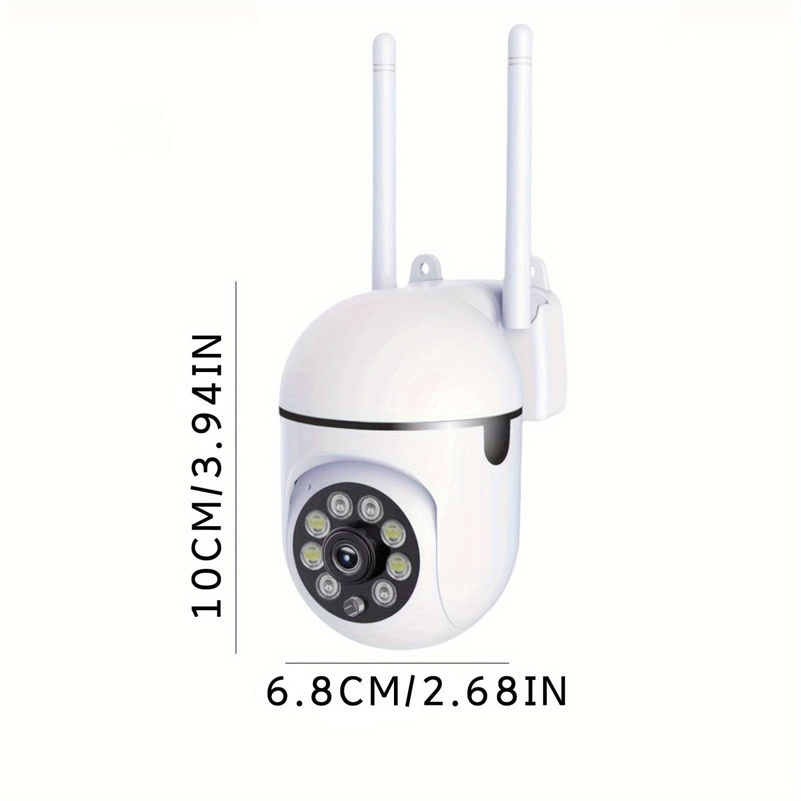 Outdoor Security Camera System with Floodlight AI Motion Detection Night Vision Two-Way Audio