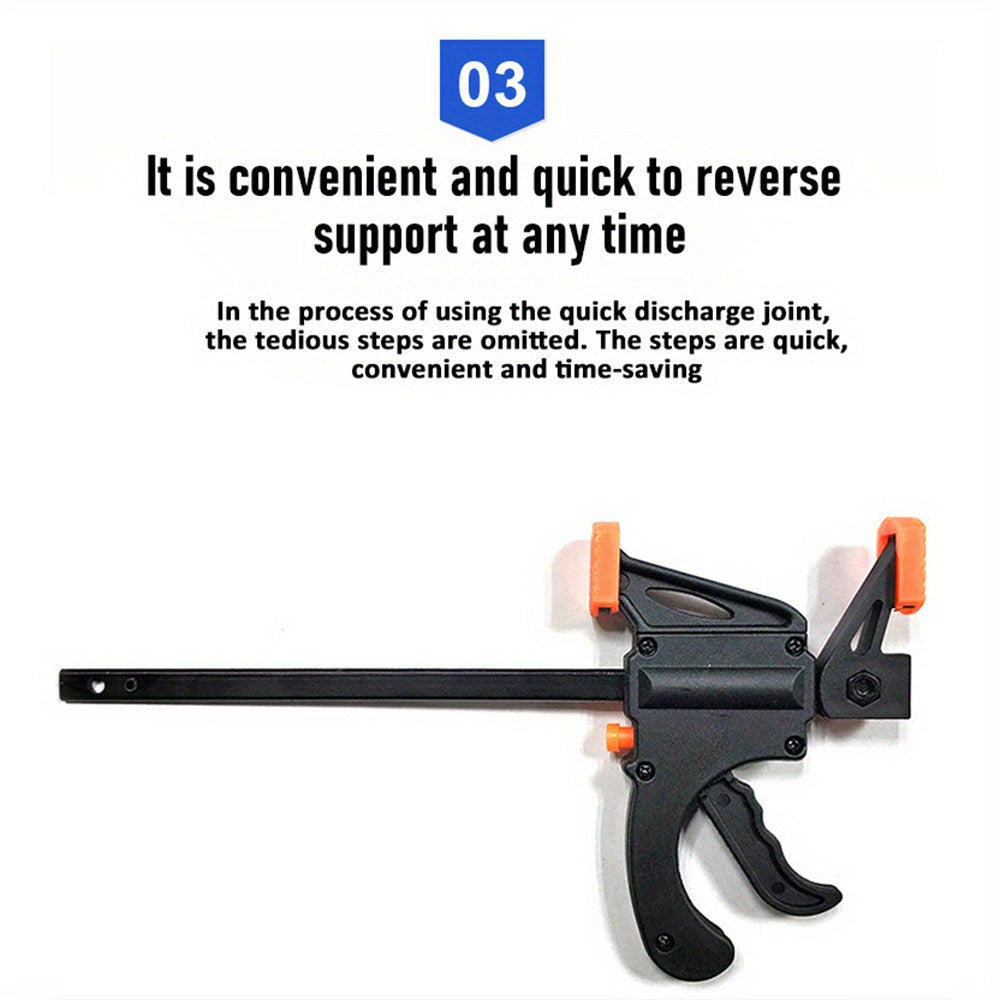 4-Inch Quick Ratchet Release Woodworking Clamp Set Plastic Bar Spreader Tool