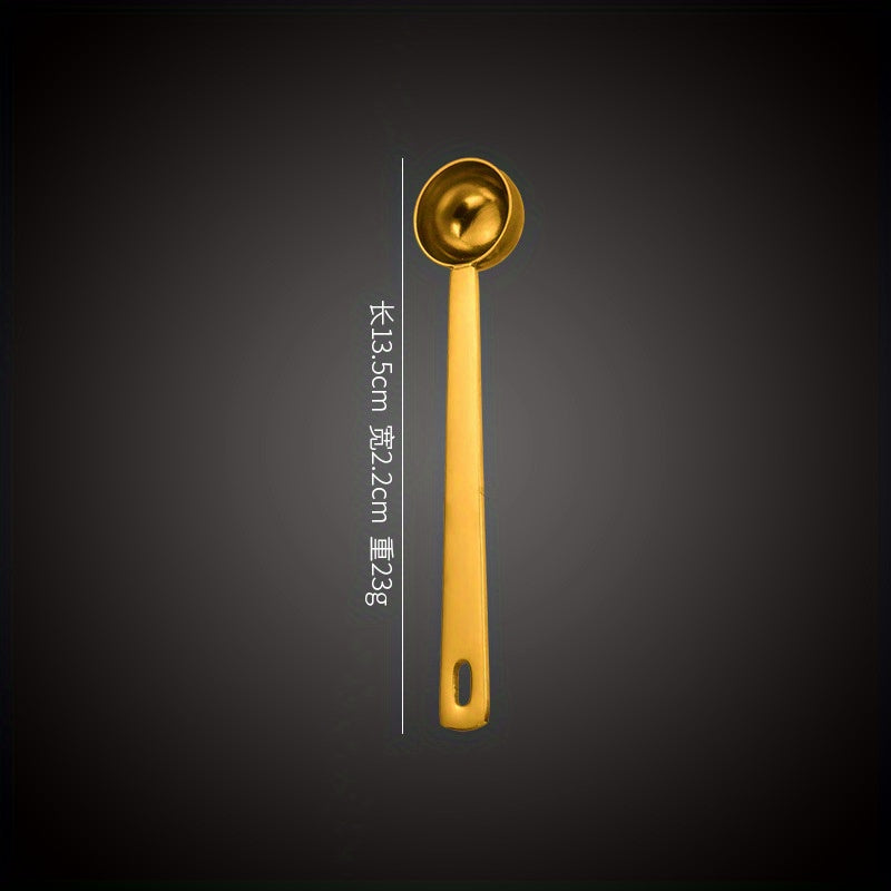 Stainless Steel Coffee Scoop 10ml Measuring Spoon for Grounds and Powders