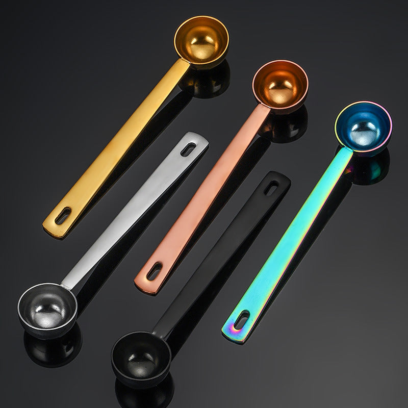 Stainless Steel Coffee Scoop 10ml Measuring Spoon for Grounds and Powders