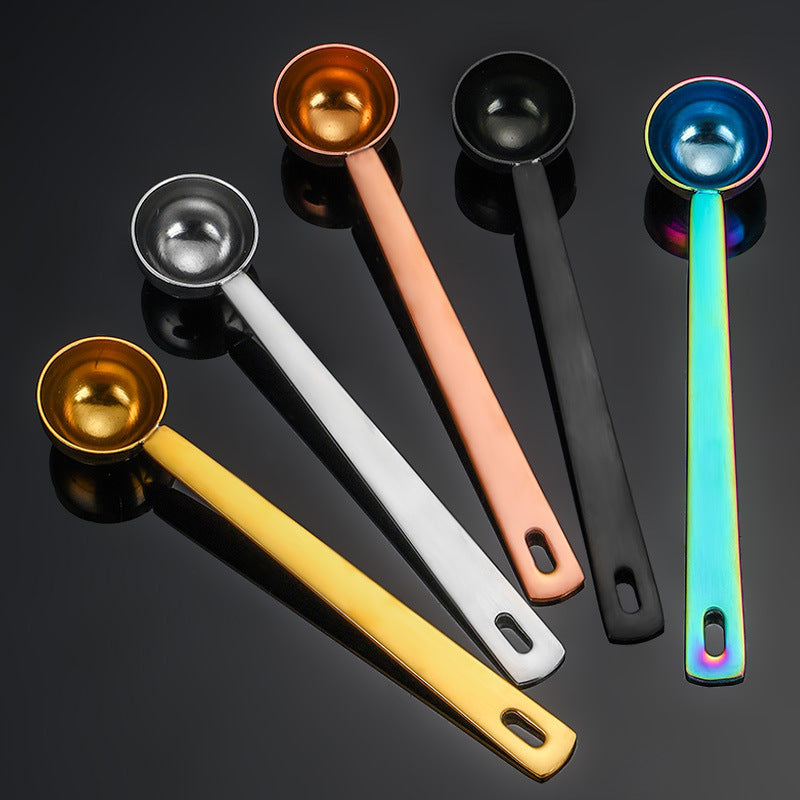 Stainless Steel Coffee Scoop 10ml Measuring Spoon for Grounds and Powders