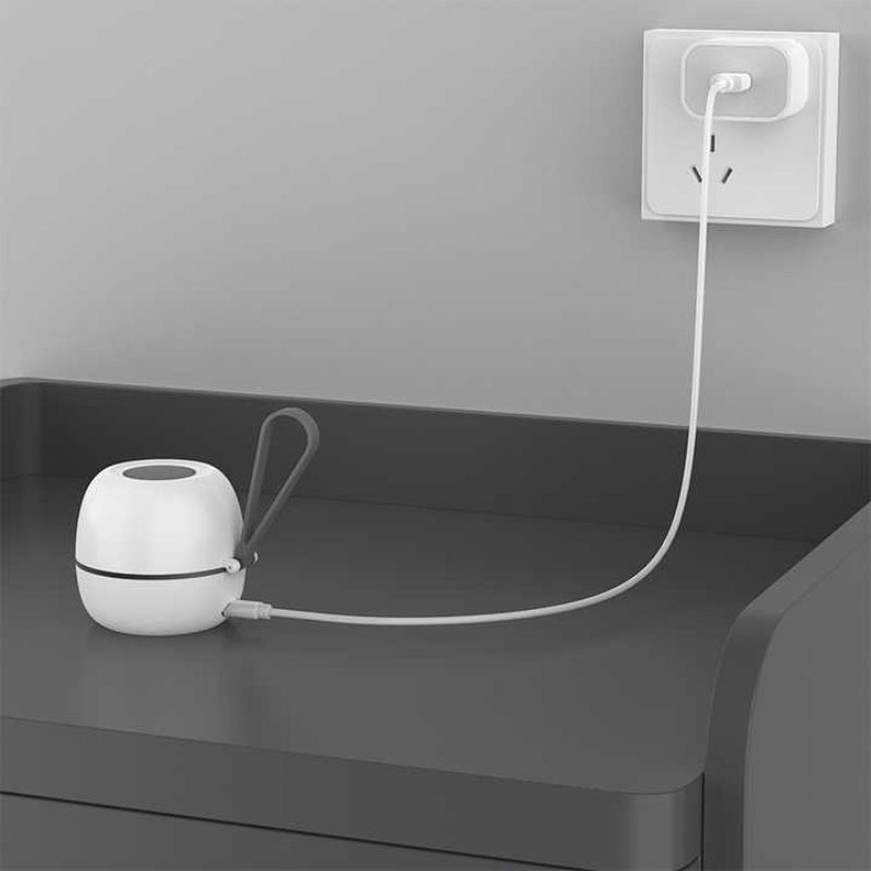 Portable Rechargeable Child Sterilizer Disinfection Box White ABS Travel-Friendly