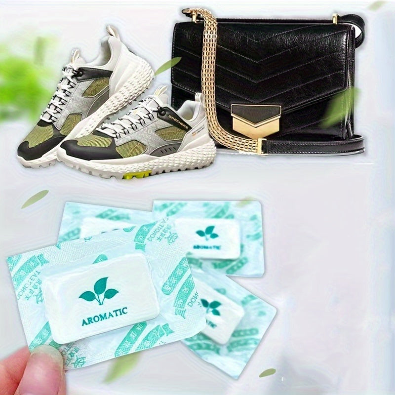 100 Lemon Jasmine Sachets Air Freshener for Wardrobe Car Room Solid Fragrance Tablets