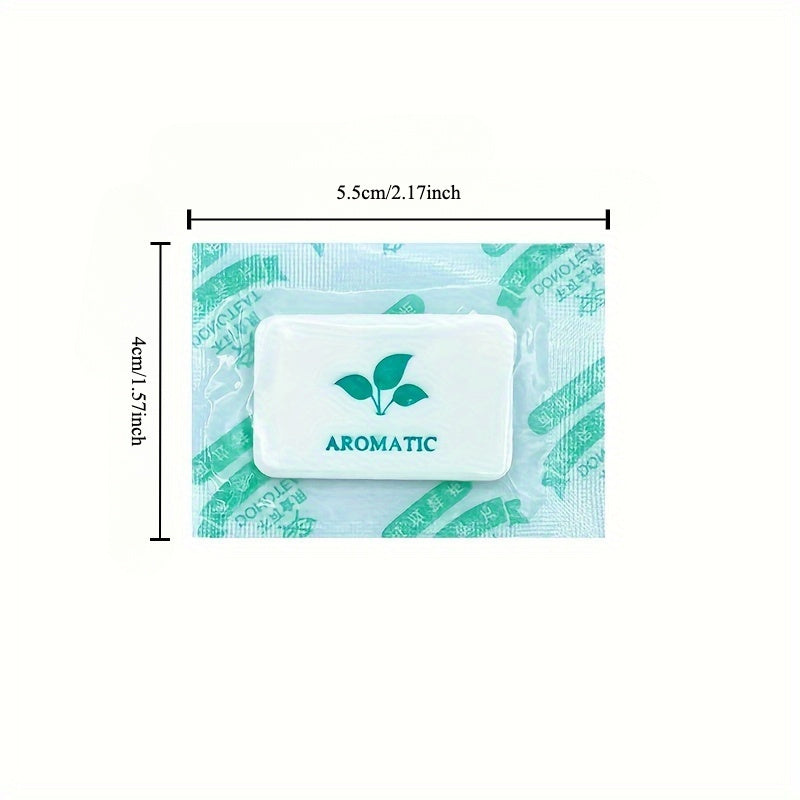 100 Lemon Jasmine Sachets Air Freshener for Wardrobe Car Room Solid Fragrance Tablets